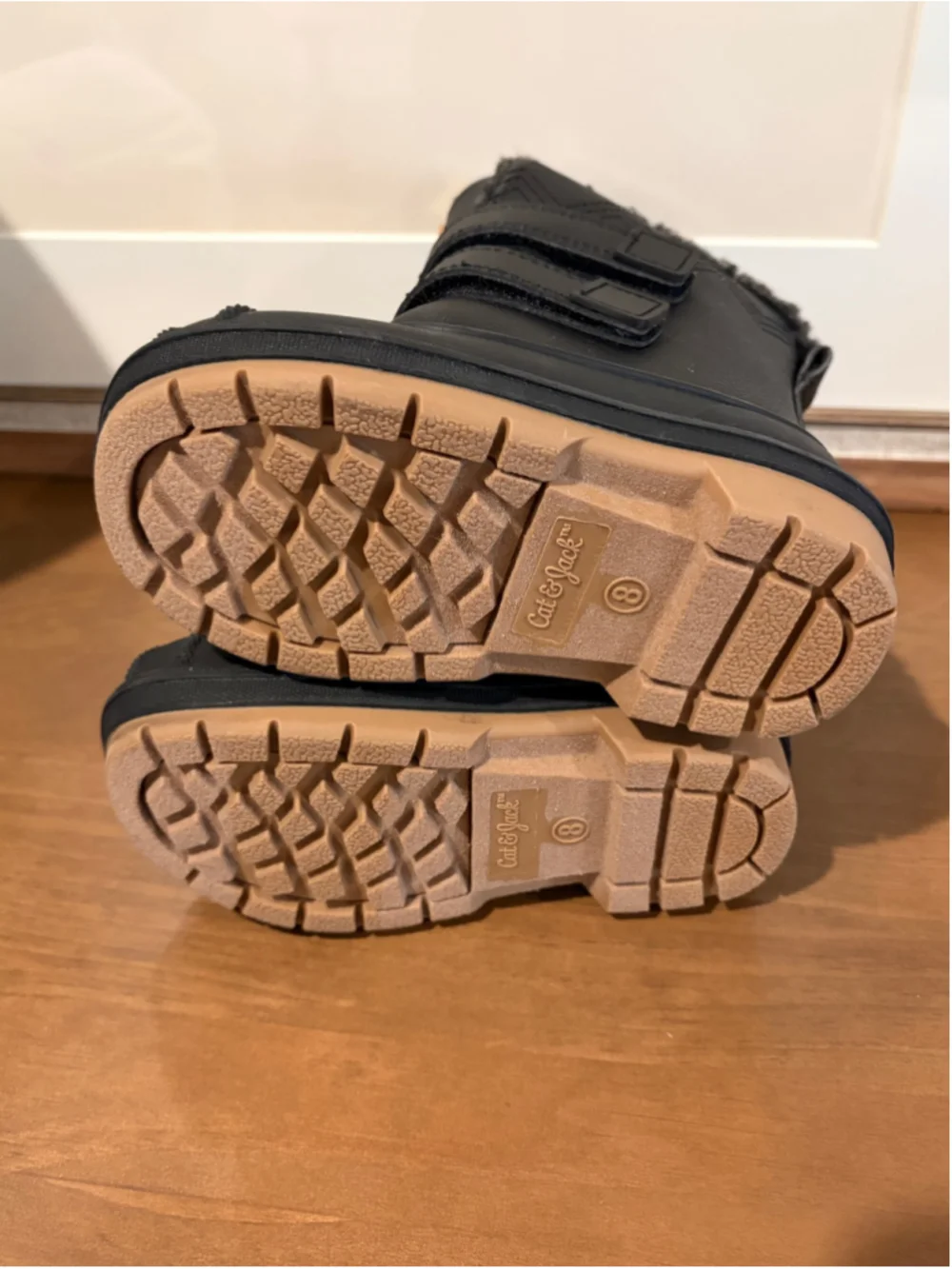 Toddler Kids' Cat & Jack Denver Waterproof Winter Snow Boots Black Size 8 NWT